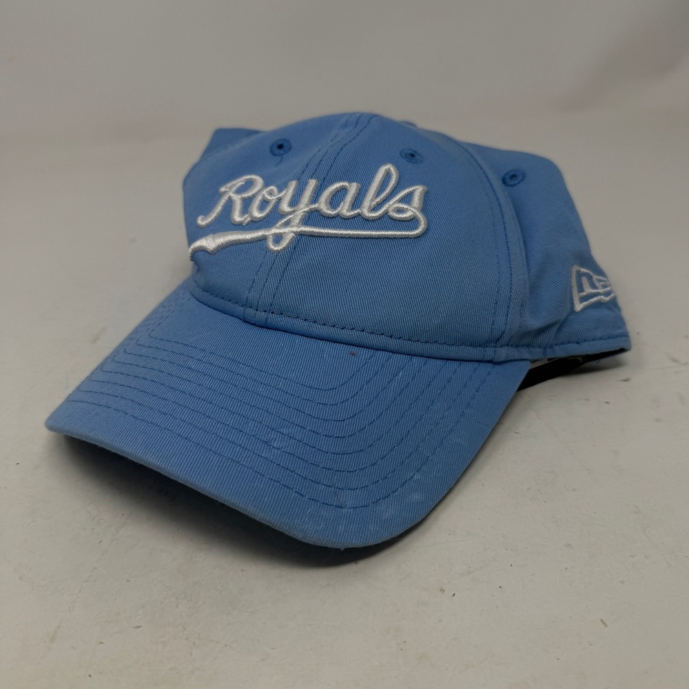 Kansas City Royals New Era Hat Women OS Light Blue MLB Baseball PINK EUC